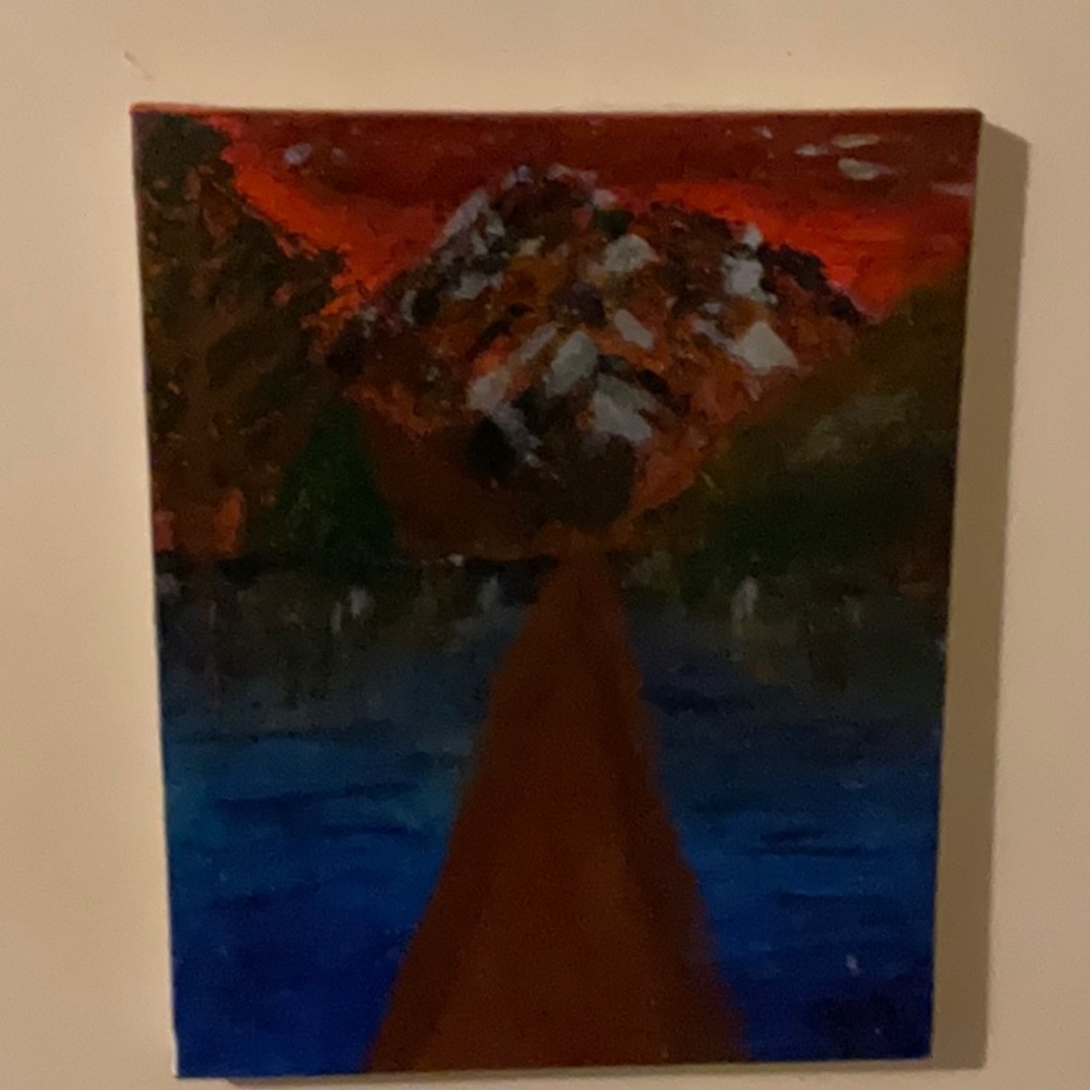 Canvas painting by me 8*10